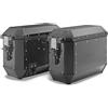 Givi Coppia Valigie Laterali Givi TREKKER ALASKA in Alluminio Ner