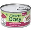 Oasy wet cat natury soft jelly pollo con manzo lattina 85 g