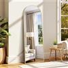 WOLIBEER Specchio a Figura Intera 161 x 52 cm, Grande Con Cornice in Alluminio Oro, da Parete e da Terra per Camera da Letto Cameretta Soggiorno Spogliatoio