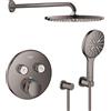Grohe Set soffione doccia con braccio Grohe Rainshower 26066A00, rubinetto per vasca e doccia Grohe Grohtherm SmartControl 29119A00, 26574A00, 27057A00, 27074A00, 28362A01