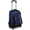 Mitama Trolley Scuola - DR.TROLLEY #BDBF - PAISLEY, Viola - Zaino Doppio Scomparto Impermeabile - Spallacci a Scomparsa - Trolley Viaggio Bambino, Bagaglio a Mano