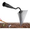 Mihauuke Zappe per Giardinaggio | per Concime | Attrezzo Manuale Ergonomico per Scavare, Diserbare e Coltivazione del Terreno con Design Triangolare per Cura del, Aiuole e Manutenzione del Giardino