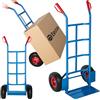 tectake® Carrello Portapacchi con Pneumatici, Carrello Con Ruote Portatutto, Carrello da Giardino, Maniglie in Plastica, Carrello Porta Attrezzi, Telaio in Acciaio, 200 Kg - Blu
