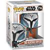 Funko POP! Star Wars: Mandalorian - Bo-Katan with Darksaber and Jet Pack | Gadget Ufficiale Fantascienza - Personaggio in Vinile da Collezione - Idea Regalo Compleanno per Fan e Collezionisti