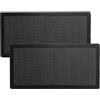 Tiardey Copertura Antipolvere per PC, Ventola del Case del Computer, Filtro Antipolvere per PC, Griglie di Copertura del Filtro a Rete,Rete Antipolvere in PVC, Nero, 2 Pezzi, 280 mm x 140 mm