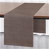 Myir JUN Runner da Tavola Moderno PVC Termoisolante Lavabile di Alta qualità per la Decorazione di Tavoli Feste Festival Matrimoni 30 x 140 cm (Marrone Scuro)