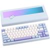 CutiePcs WOBKEY Rainy 75 Alluminio HMX/JWK Switches Tastiera meccanica con acustica superiore, cablata, BT, connettività wireless 2.4G (standard - blu)