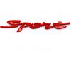 VmG-Store 3d Sport Emblema Rosso in plastica ABS con schiuma di colla ueckseite Badge von VMG della Store