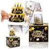 Scatola Regalo Di Compleanno O Raccolta Regalo Di Sorpresa Presenze Cartone Animato Con Scatole Per Giftbox Colorate Carta Da Imballaggio Image184041041