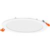 OSRAM Downlight Slim 225mm, luce da incasso a LED, 22W, bianco freddo 6500K, 2000 lumen, design piatto, IP20, facile installazione per soggiorni e cucine
