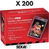 ULTRA PRO 200X GRADING TOPLOADER SEMI RIGID GRADED CARD SUBMISSION HOLDERS