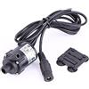 Tyenaza Pompa ad Acqua Sommergibile Brushless DC 12V, Micro Bassa Pressione Solare Raffreddamento Acqua Pompa, per Fontane e Sistema di Circolazione dell'Acqua 200L/H