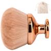 Tinoaly Pennello Trucco del Corpo Extra Grande, 90 mm Testa Larga Pennello Kabuki Ovale Applicatore per Autoabbronzanti con Sacchetto con Coulisse per Viso Collo Gambe Uso Asciutto e Bagnato (Oro)