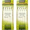 PRO FILSTAR Set di 10 Ami da Pesca con Filo Trecciato e Elastico - Amo N6,Corda Intrecciata 10cm,DIA 0.12mm - Method Feeder - Pellet Carpfishing - Hair Rig - Pesca Accessori Carpa - Attrezzatura Pesca