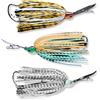 DLPRK 3 Pezzi Esche Artificiali Spinnerbait Kit Jig Testa Swimbait Set per Luccio Trota Persico Spinning Pesca