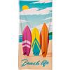 Puckator Telo Mare in Microfibra 180x85cm - Tavole da Surf - Beach Life