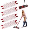 Neiveino 4 Pezzi Revolution Ricambio per Vileda Ultramax XL 2 in 1 Kit,51x14cm per Vileda Ultramat XL Straccio Pavimenti Ricarica, Microfibra Mop Pad, per Il Lavaggio Sporco Pulizia del Pavimento