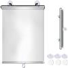 BLGVGKLPNT Tende Oscuranti Senza Foratura,Tendina parasole retrattile,PVC Tenda Finestra, Tenda Oscurante da Interno con Ventose Trasparenti, per parabrezza,Soggiorno, Camera Letto (Bianco,40x125cm)
