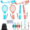 SKENGWEL 13 in 1 Sports Bundle for Switch 2, Sports Accessories Bundle for Switch 2, Motion-Sensing Exercise set for Switch 2