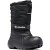 Columbia Youth Powderbug SNOWLITE, Stivali da Escursionismo, Black, White, 38 EU