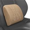Quirlig Cuscino Lombare Auto, Supporto Lombare Auto in Memory Foam, Cuscino Lombare Ergonomico, Cuscino Lavabile per Auto, Ufficio, Viaggio, Caffè