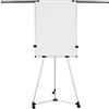 Bi-Office Earth Kyoto Lavagna Portablocco Treppiede, Con Rotolo Di Carta, Con Bracci Estensibili, 70 x 100 cm (formato euro), Superficie Magnetica e Cancellabile A Secco, Cornice In Alluminio