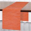 Myir JUN Runner da Tavola, Runner Tavola Moderno Runner da Tavolo PVC Termoisolante Lavabile di Alta qualità per la Decorazione di Tavoli Feste Festival Matrimoni 30 x 140 cm (Arancio)