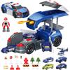 Anby families Camion Polizia Giocattolo Bambini,Giocattolo Camion per Bambini,Giocattoli Bambino 3 4 5 6 Anni,Ragazzo Natale Compleanno Regalo