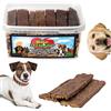 Bite & Delight 400g Strisce di Manzo per Cani - Snack Naturale da Masticare - Strisce di Manzo Essiccate Ricche di Proteine - Cura Dentale e Ricompensa