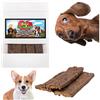 Bite & Delight 200g Strisce di Manzo per Cani - Snack Naturale da Masticare - Strisce di Manzo Essiccate Ricche di Proteine - Cura Dentale e Ricompensa