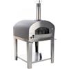 Seven Italy Ade Antracite - Forno a gas da esterno con carrello