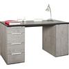 Composad | Scrivania con 4 Cassetti e 1 anta, Scrivania Moderna, Per Ufficio, Camera, Studio, (LxAxP) 139,10x76,30x59,60 cm, Made In Italy