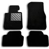 MTC Automotive Tappetini per BMW Serie 1 F20 - F21 dal 2012-2019 Su misura, antiscivolo, battitacco in gomma rinforzata, velcro di fissaggio