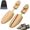JJDPARTS Scarpiera in legno per uomo e donna, albero per scarpe da ginnastica, allargato, mantiene la forma e previene le pieghe, 1 paio, S (per taglia UK 5,5-9), L(for UK Size 9.5-14), S(for UK Size
