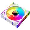 TZMRIT PRISM4EX 120mm Infinite Mirror ARGB PC Fan with PWM Control And ARGB Effect (WH Reverse Flow)