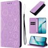 LSPCASA Protettiva Case Per OnePlus Nord CE4 Lite 5G Pelle Artificiale Cover OnePlus Nord CE 4 Lite 5G Con Slot Per Schede OnePlus Nord CE 4 Lite 5G Cover Funzione Supporto Custodia Viola