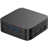 Générique V1 Mini PC, l'Adtel Alder Lake-N97(fino a 3,6 GHz), 16 GB DDR4 256 GB SSD Mini Desktop, 4K HDMI+DP/WiFi 5/BT4.2