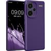 kwmobile Custodia Compatibile con Xiaomi Redmi Note 13 PRO+ 5G / Redmi Note 13 PRO Plus 5G Cover - Protezione Back Case Morbida - Silicone TPU Effetto Metallizzato Lilla Metallizzato