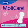 MoliCare Lady Pad 1,5 Gocce Assorbenti Donna 12 pz | Assorbenti Femminili Per Perdite Urinarie Lievi Con Discrezione Quotidiana.