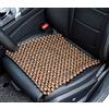 EXCEL LIFE Coprisedile con perline in legno naturale, comodo, fresco, estivo, cuscino massaggiante (quadrato), di medie dimensioni, per auto, berlina, SUV, sedia da ufficio
