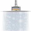 Katezon Soffione doccia filtrato ad alta pressione con filtro per acqua dura, rimuove cloro e sostanze nocive, 30 cm, soffione quadrato a pioggia (cromato)