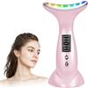AOGOE Massaggiatore Viso Lifting Elettrico con 6 Modalità, Face Massager 42°C Gua Sha, Massaggio EMS Lifting Del