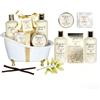 GLOSS ! Cofanetto da bagno LUXURY GOLD - Cofanetto di bellezza per donna - Cesto di bellezza, cura e benessere - Regalo per donna, compleanno, Natale, insegnante, festa della mamma - BAIGNOIRE