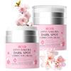 LAIKOU Sakura Crema Antimacchie Viso, Crema Viso Giorno e Notte, Crema Viso Antirughe Donna 2 x 50g, per Idratante Nutriente Ammorbidisce, Adatta a Tutti i Tipi di Pelle