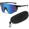 XFSRG Occhiali Ciclismo Uomo Polarizzati Occhiali Running Leggeri e Resistenti Sportivi Uomo per Ciclismo e Altri Sport all'Aperto