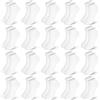 ZERULETS Calzini unisex per ragazzi e ragazze, calzini alla caviglia per bambini, bianchi, neri, grigi, 20 paia di calzini bassi per bambini da 1 a 14 anni, #3 bianco., 2-4 Years