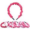 Generic Set di sei Fasce per Capelli da Donna Della Collezione Minimalista, Stile Elegante, Decorazione per Capelli,per Donna Ragazza Accessori di Capelli (Rosso)