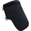 JYOKO KIDS Sacco Copripiedi Invernale Compatibile con Ovetti, Seggiolini Auto e Passeggini | Morbido Pile Teddy Extra Caldo | Prodotto in Spagna (BLACK SERIES, FLEECE - 80 Cm)