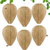 Ntwdby 6 Pezzi Nido di Vespe Esca, Finto Nidi Artificiale di Vespa, Appesi Nido di Vespa, Efficace Anti Vespe, Sicuro e Non Tossico, Nido di vespe per la Casa e il Giardino Esterno