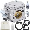 ZAMDOE Carburatore per Husqvarna 61 266 268 272 272XP Motosega 503 28 03-16 574331601 503 44 68-01 503 44 72-03 503280407 503280304 503280114 per Tillotson HS254B HS260S HS-260A Motosega a Benzina